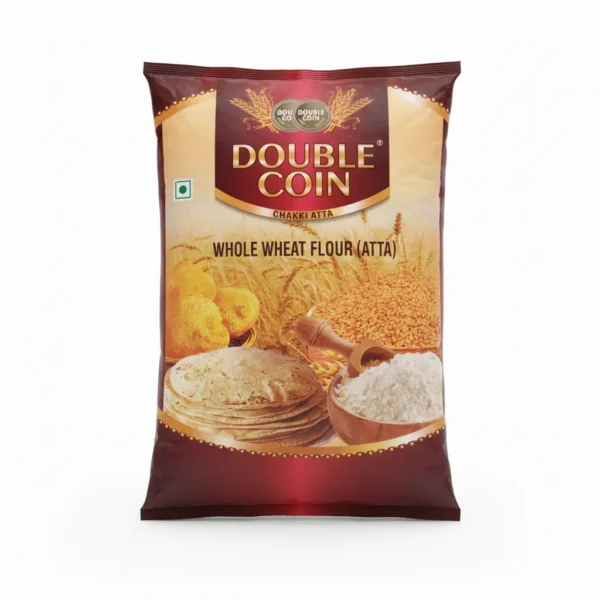 Double Coin Chakki Atta - 5 Kg