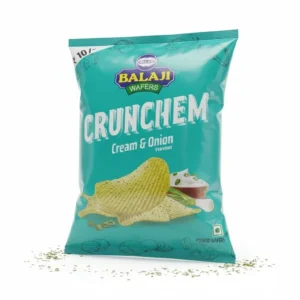 Balaji Crunchem Cream & Onion Chips – 32 g