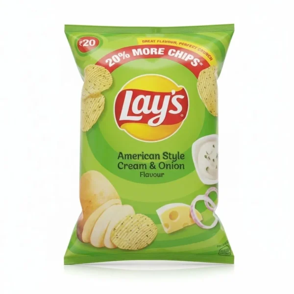 Lay’s American Cream & Onion Potato Chips – 48 g